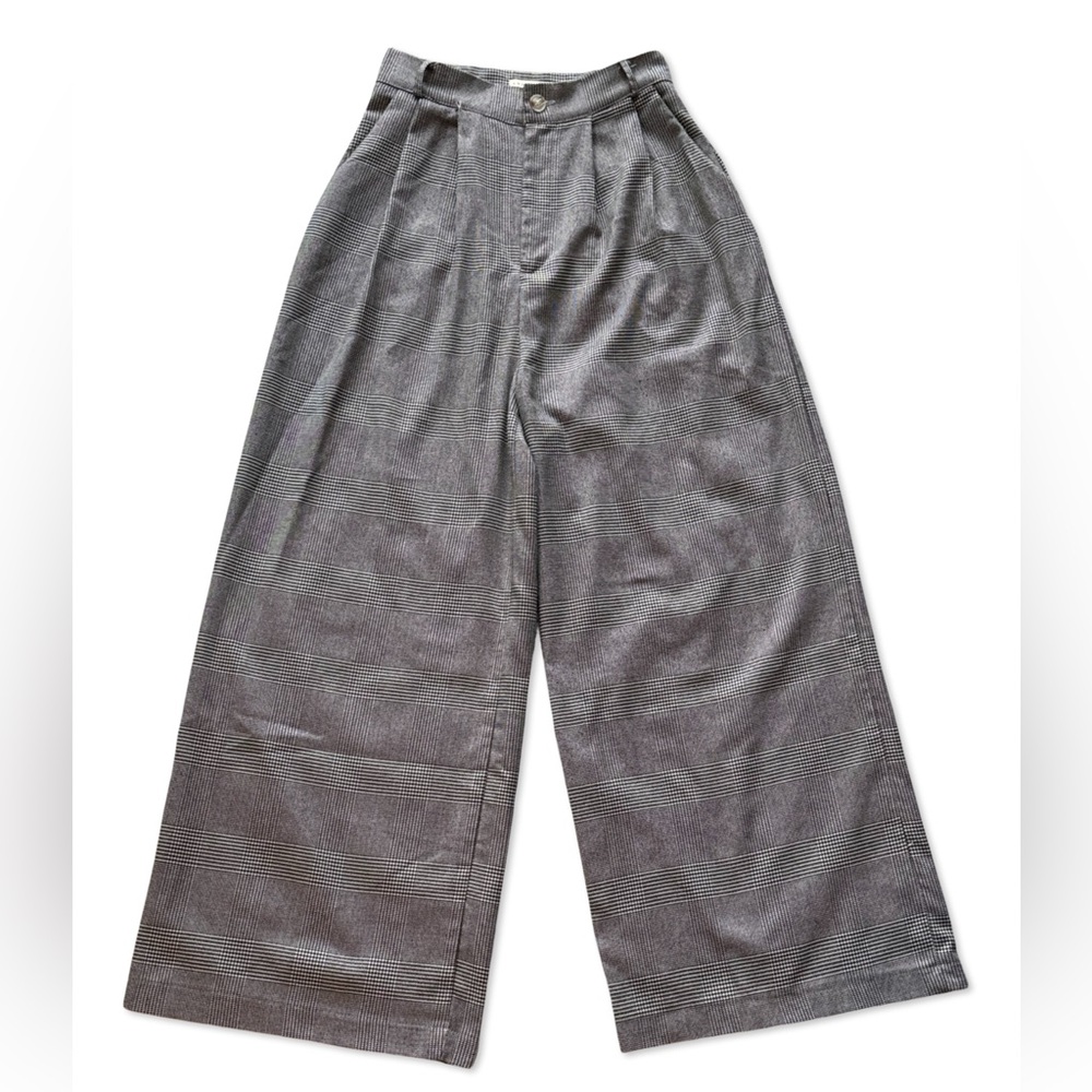 Checked trousers